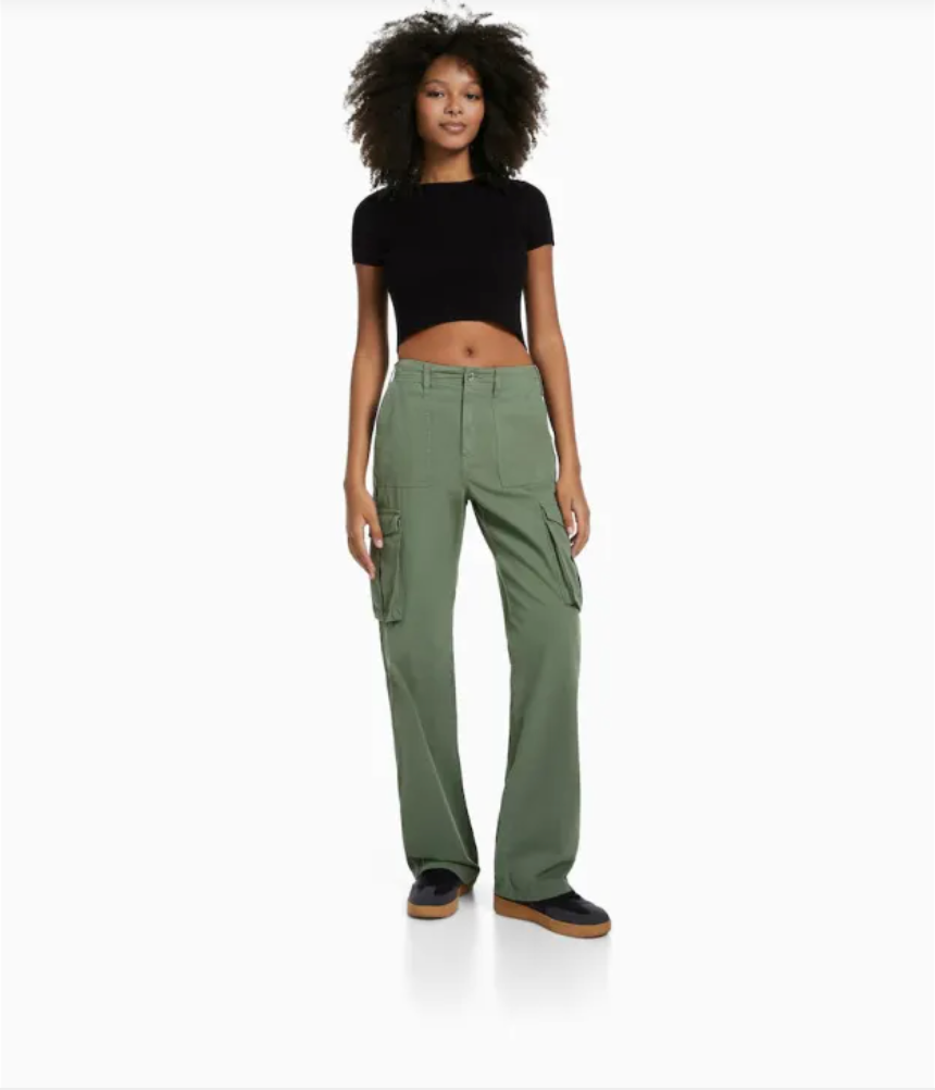 Women’s Straight Leg Cargo Jeans
