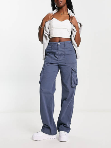 Straight-Leg Cargo Jeans