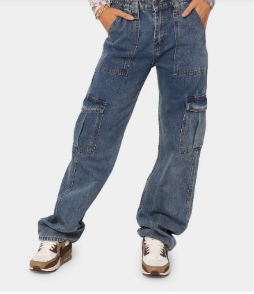 Women’s Straight Leg Cargo Jeans